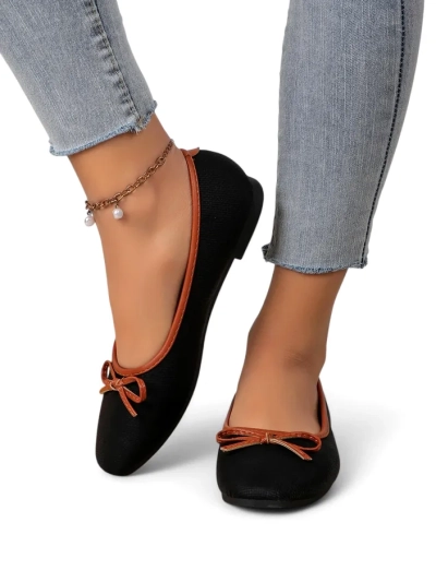 Royalfashion Женские балетки с блестками и бантом Aramie