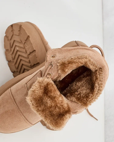 Royalfashion Women's lace-up Woruces boots