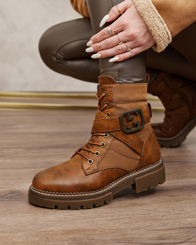 Royalfashion Women's bagger boots in brown Muasers