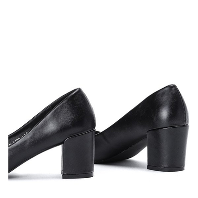 Pumps on the post with a matt finish in black Madisynn - Footwear 1