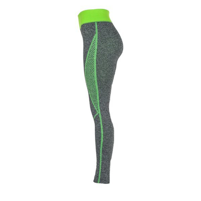 Gray gaiters with green inserts - Pants 1