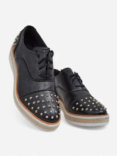 Royalfashion Women's flat shoes embellished with studs Azaldo