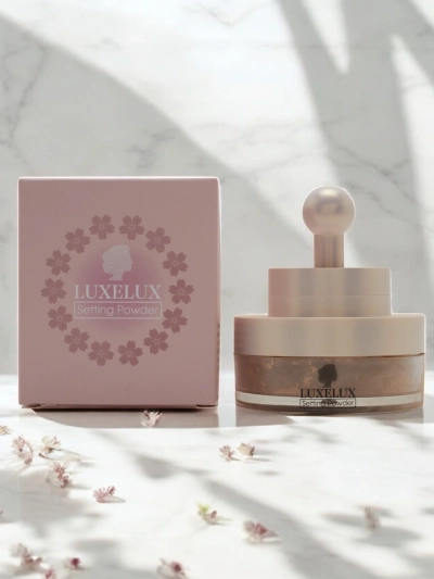 Luxelux Brīvi plānas pūderis ar sūkli sejai 04 13.5 g