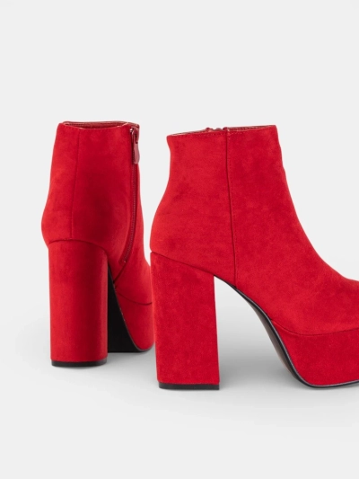 Red Allia high stiletto boots - Footwear
