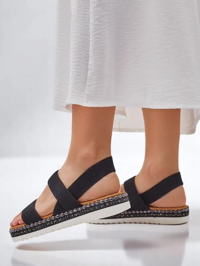 Royalfashion Women's sandals with a decorative sole Zindas