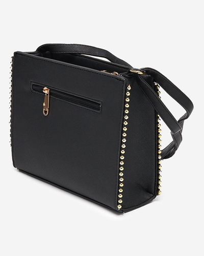 Classic black handbag with decoration - Accessories