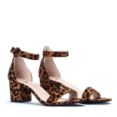 Sandals on a leopard post Madeleine - Footwear 1