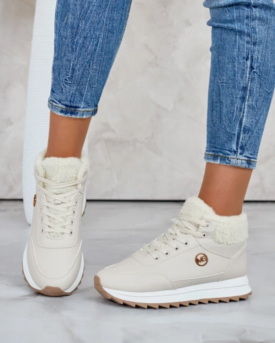 Royalfashion Женские утепленные кроссовки с мехом Frozit