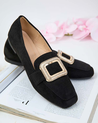 Royalfashion Women's moccasins with buckle Serbento