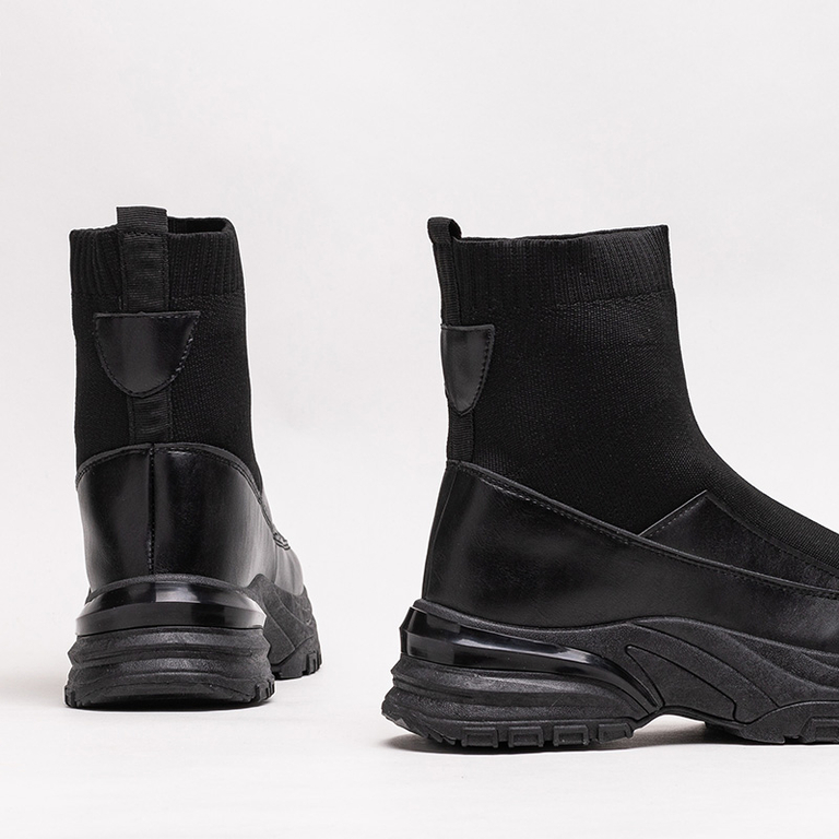 Melnas sieviešu sporta slip-on kedas Berida - Apavi