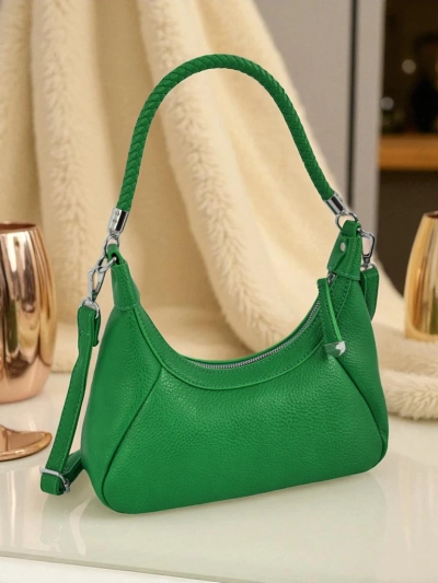 Royalfashion Small Women's Eco-Leather Handbag with Decorative Strap Lacquea