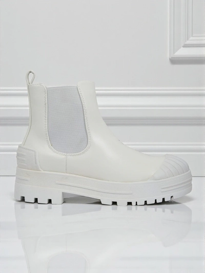 Amber Veil Platform Ankle Boots