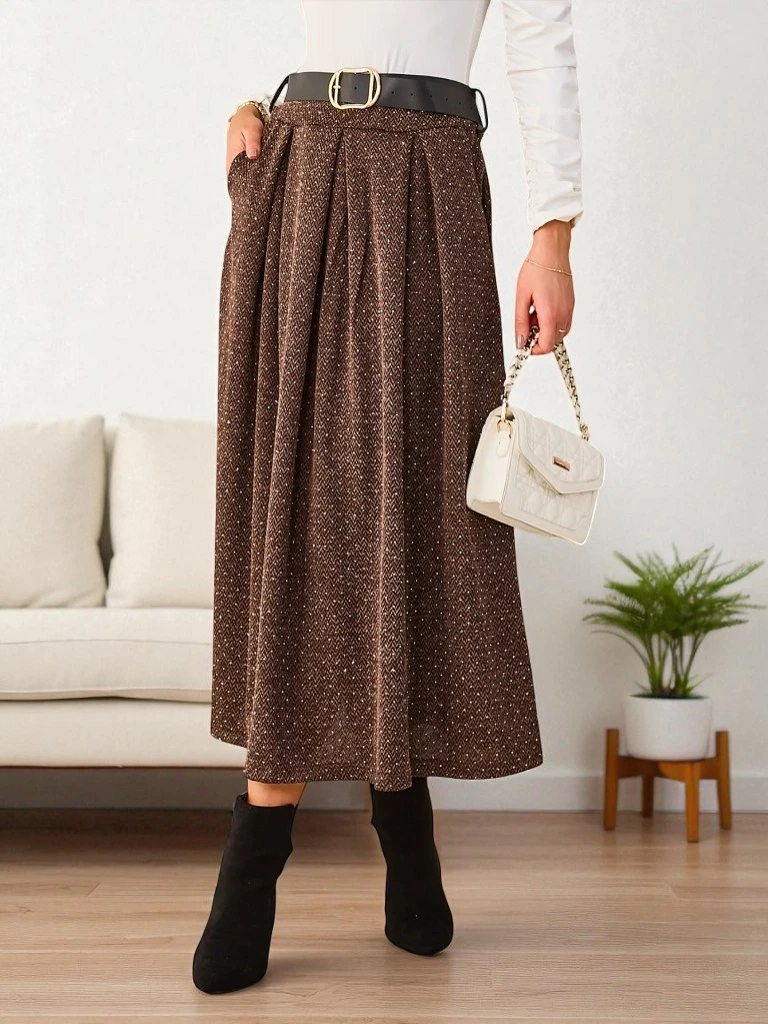 Женская юбка миди Royalfashion