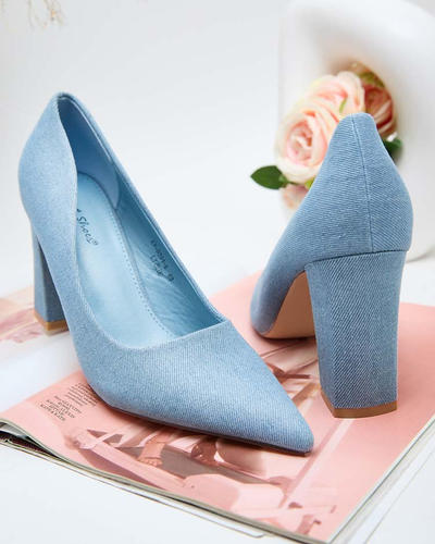 Royalfashion Sieviešu Jeansem Stiletto sūkļi