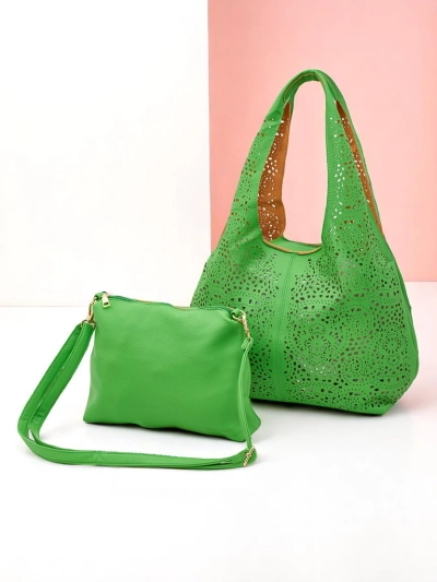 Royalfashion Large women’s lace shopper bag Lira Lace