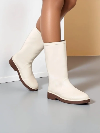 Royalfashion matēti sieviešu lietus zābaki Mattelo