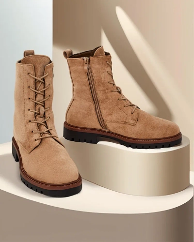 Royalfashion Women's lace-up ankle boots Gosop