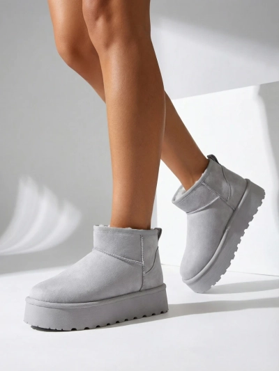 Royalfashion Short snow boots for women Fofio