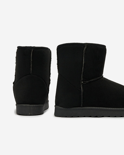 Royalfashion Женские сапоги a'la snow boots черного цвета Aener