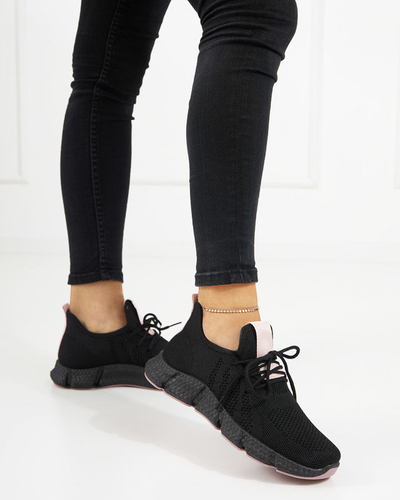 Black and pink women's sports shoes Bommgi - Footwear