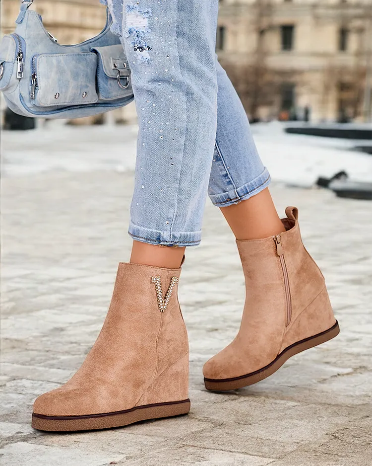 Royalfashion Nerias sieviešu zābaki uz papēžiem