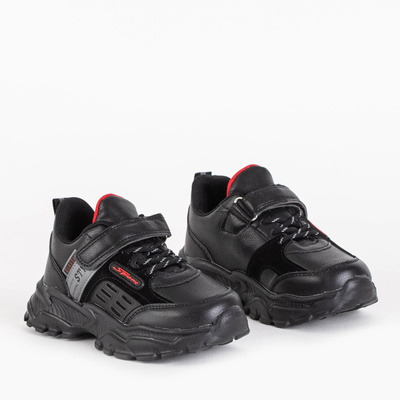 Children's black sports sneakers Roiy- Footwear