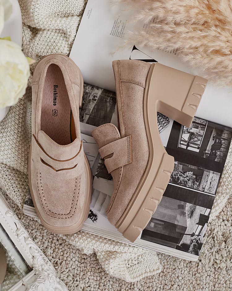 Royalfashion Sieviešu mokasīni uz staba Narvoti