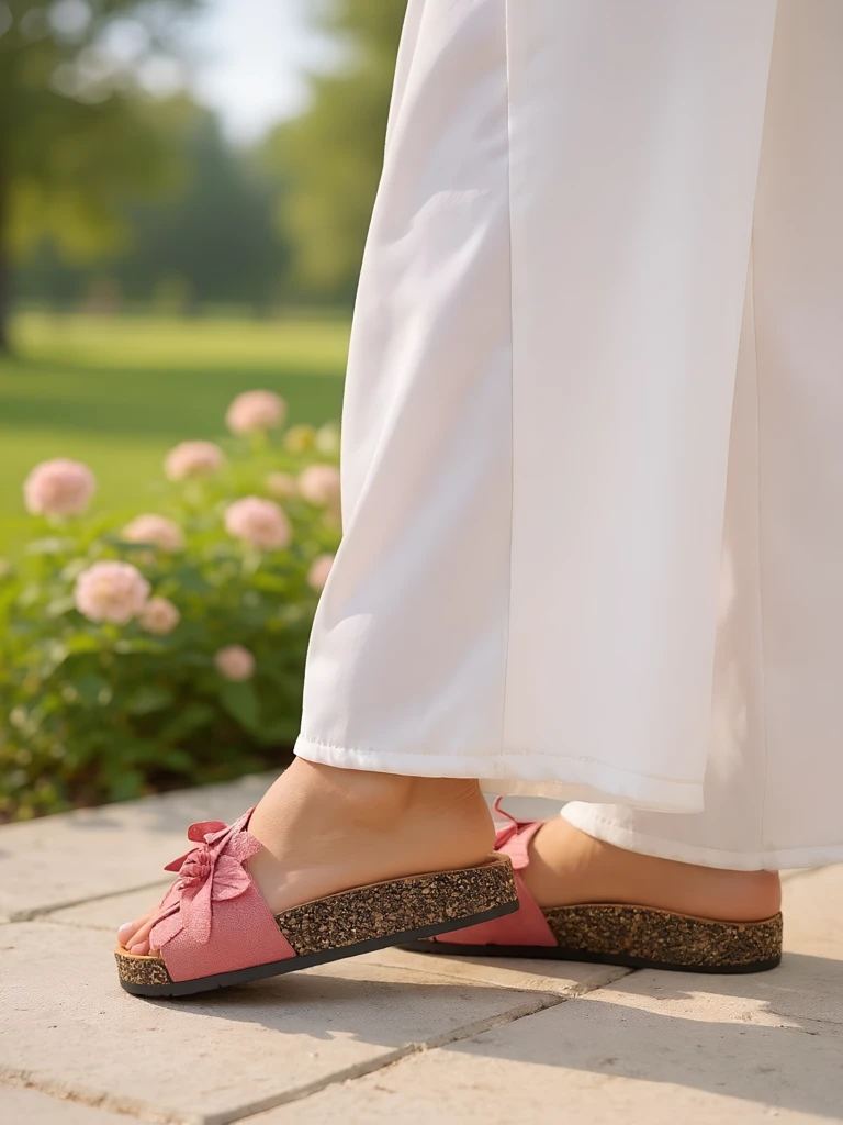 Royalfashion Sieviešu čības ar ziediem Foules