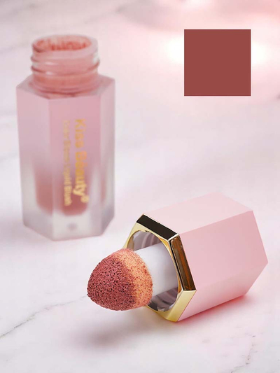 Kiss Beauty Liquid Blush with Sponge Applicator in the shade Crush