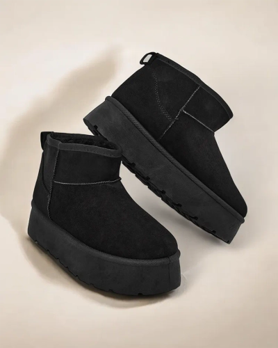 Royalfashion Short women's snow boots like Hawanni