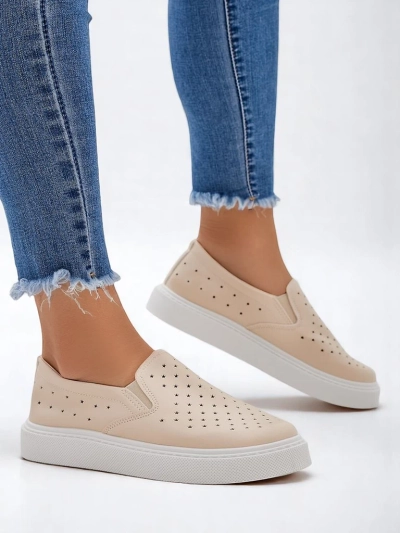 Royalfashion Dāmu perforētas sporta čības ar auklēm Vaned