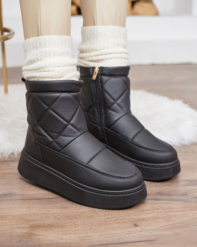 Royalfashion Black women's boots a'la snow boots Kacecica