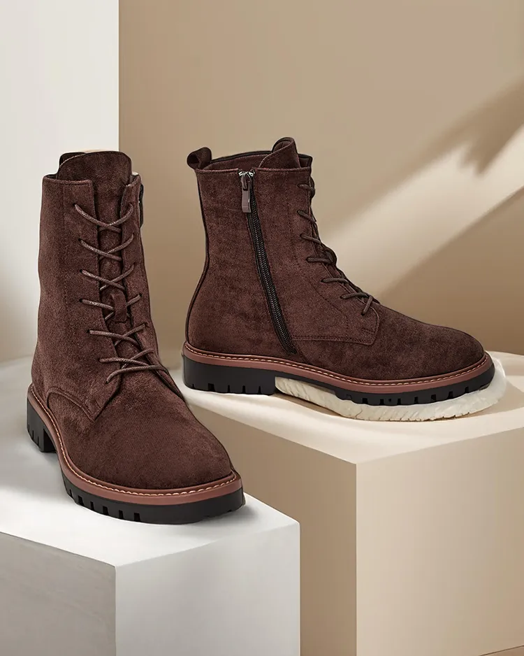 Royalfashion Women's lace-up boots Gosop