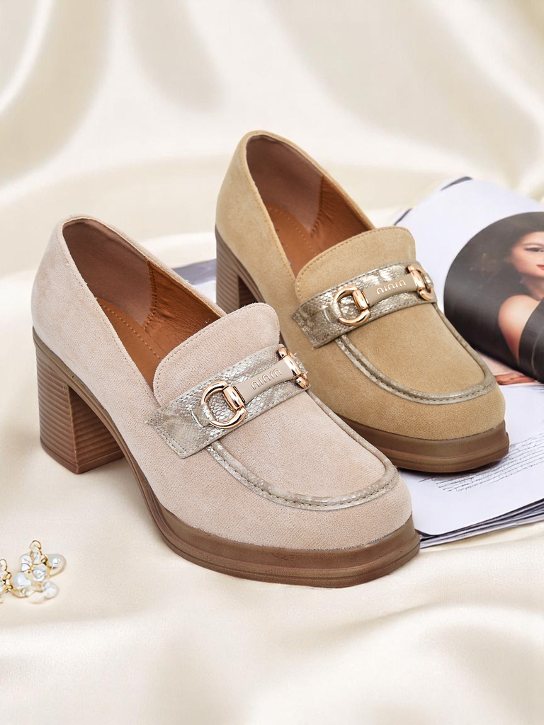 Royalfashion Women’s block-heel loafers Apareus