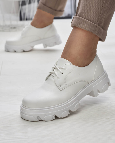 Белые женские полусапоги Delgor- Footwear