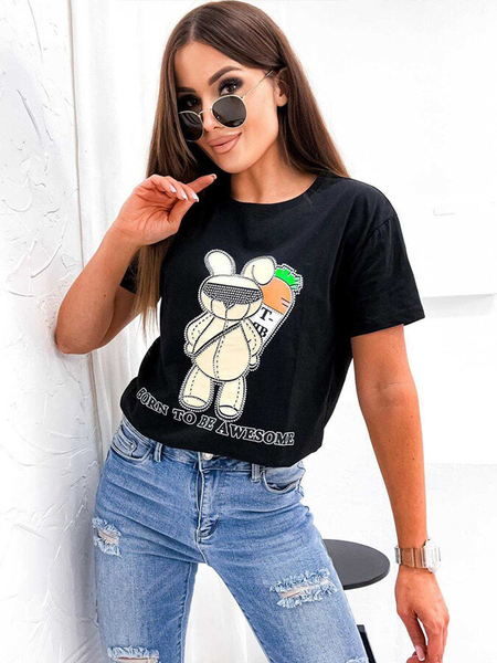 Royalfashion Sieviešu krekliņš ar apdruku