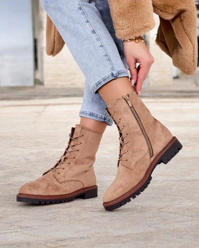 Royalfashion Women's lace-up ankle boots Gosop