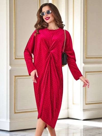 Royalfashion Women's dress with gathering