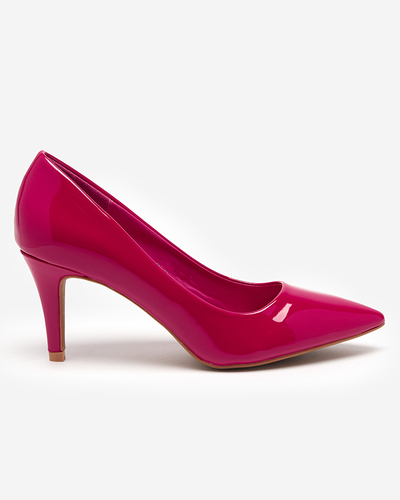 Fuchsia lacquered pumps on a stiletto Brucie - Footwear