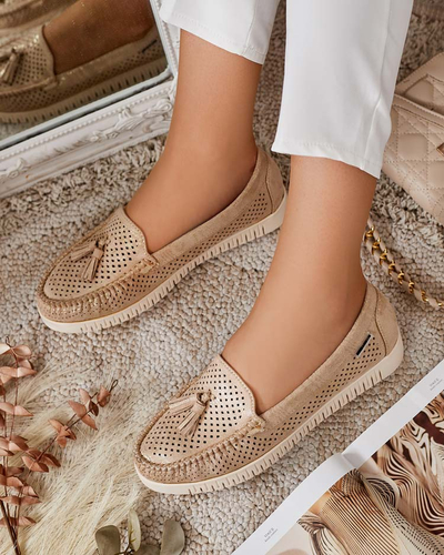 Royalfashion Sieviešu ažūra mokasīni Molaffa