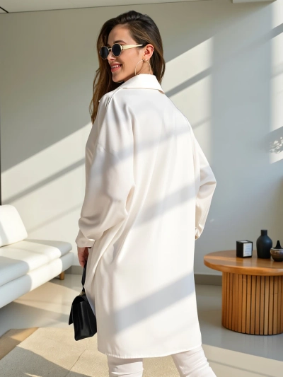 Royalfashion Long women's oversized shirt