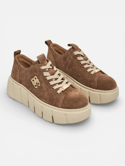 Women's Renos Natural Leather Sport Sneakers