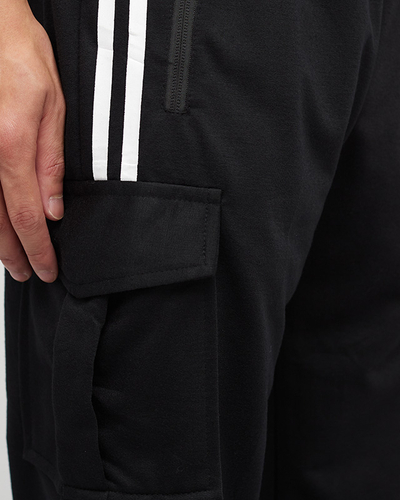 Men's Black Sweatpants - Clothing