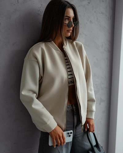 Royalfashion Zippered bomber jacket