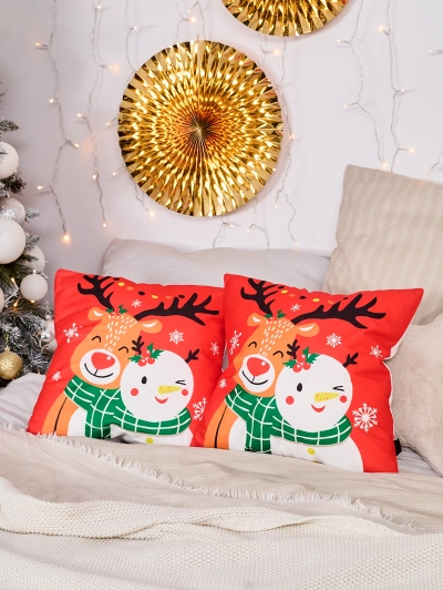 Royalfashion Decorative Christmas pillowcase