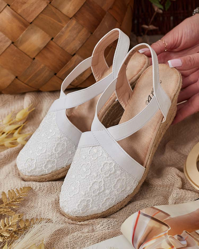 Royalfashion Sieviešu espadrilles Oleqa uz papēža