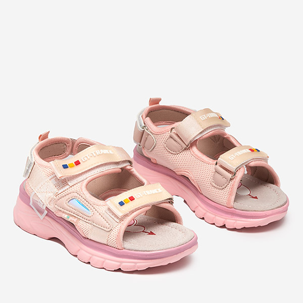 Meiteņu sandales rozā krāsā Umaf- Shoes