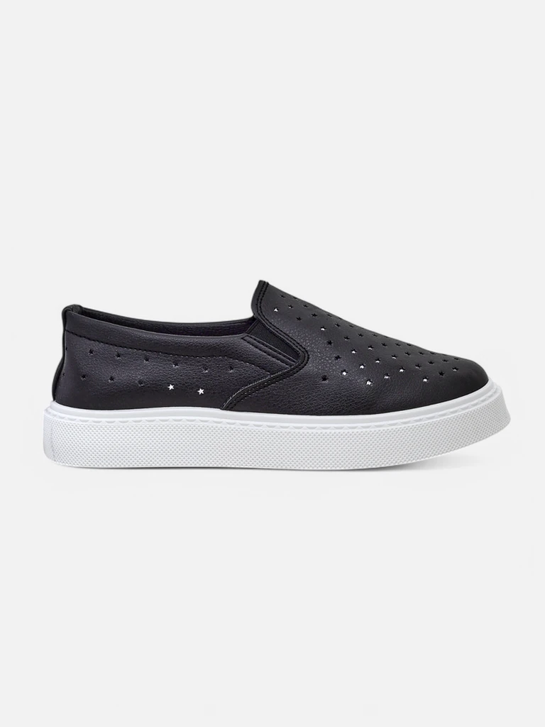 Royalfashion Perforated women's slip-on shoes Emayla