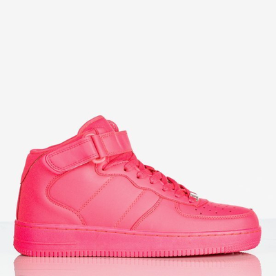 Neon pink Tiny Dancer platform high trainers - Footwear