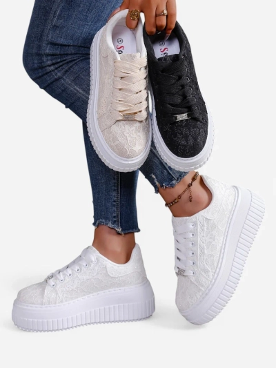 Royalfashion Women's Sport Sneakers with Lace Coronna